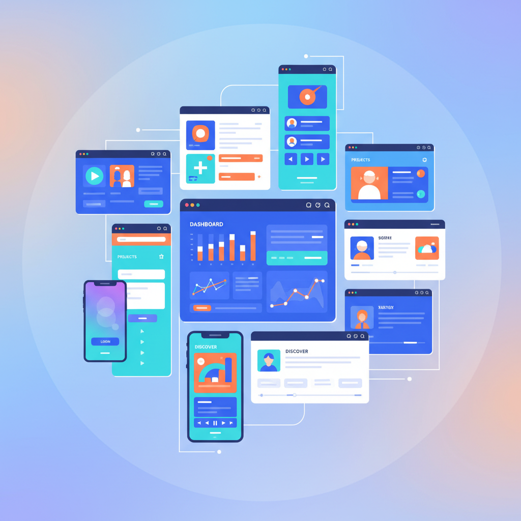 Exemples de projets d'applications web et mobiles